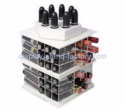 Acrylic display factory custom design retail displays lipstick holder organizer NMD-206