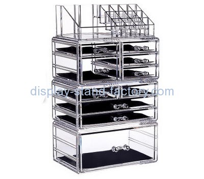 Acrylic factory customize 7 drawer best acrylic makeup organizer NMD-196