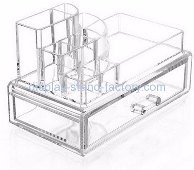 Acrylic display manufacturers customize makeup tray drawers organizers NMD-146