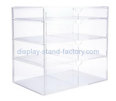 Display case manufacturers customize clear large plastic makeup organizer NMD-110