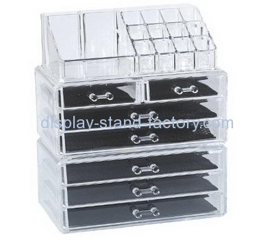 Acrylic display supplier custom makeup caddy organizer storage container NMD-102