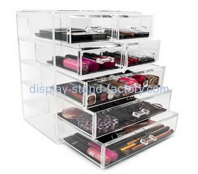 Acrylic factory custom acrylic drawers makeup clear cosmetic organizer NMD-097