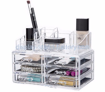 Display stand manufacturers custom acrylic drawers makeup organization NMD-093