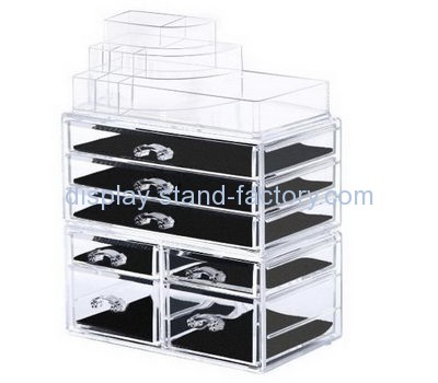 Acrylic display supplier custom cheap acrylic bathroom makeup organizer NMD-086