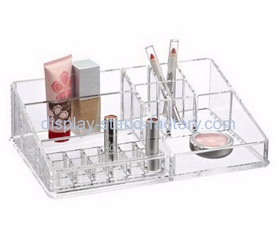 Acrylic display supplier custom acrylic cosmetic organizer countertop clear makeup storage NMD-067