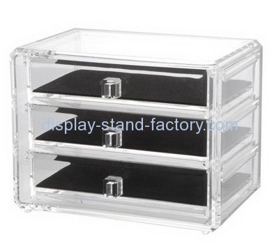 Acrylic display factory custom make up storage case NMD-064