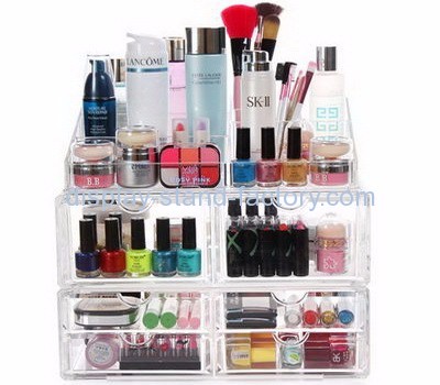 Acrylic display factory custom acrylic makeup storage drawers box NMD-060