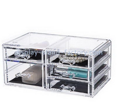 Acrylic display factory custom makeup storage acrylic drawers containers NMD-050