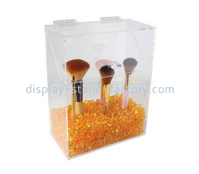 Custom clear acrylic makeup brush holder organizers NMD-018