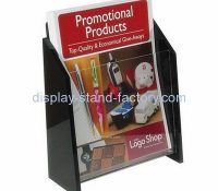 Custom acrylic magazine paper stand holders literature racks for sale NBD-098