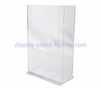 Custom acrylic plastic literature menu holder countertop displays NBD-096