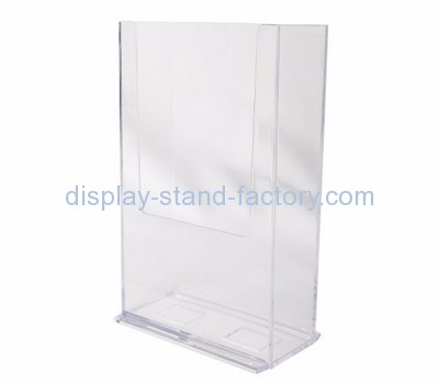 Custom acrylic plastic literature menu holder countertop displays NBD-096