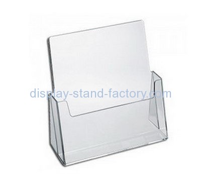 Custom clear plastic acrylic literature flyer display brochure stands NBD-086