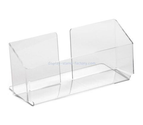 Custom acrylic pamphlet display rack brochure size literature real estate holder NBD-077