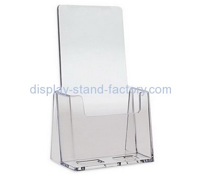 Custom acrylic pamphlet display stand printed leaflet 6 x 9 brochure holder NBD-060