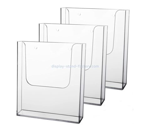 Customized acrylic brochure car holders wall mount display unit NBD-043