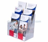 Customized clear acrylic plastic brochure display holders NBD-033