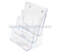 Customized acrylic dl holder pamphlet racks wall mounted literature display NBD-028