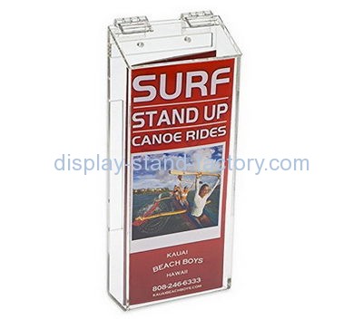 Customized acrylic display wall mounted literature holder outdoor leaflet holders wall mounted NBD-022