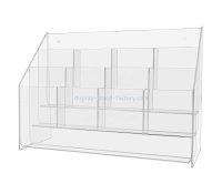 Customized acrylic display rack wall brochure holders displays plexiglass holders NBD-017