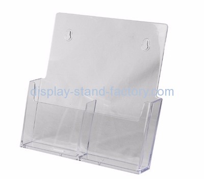 Custom design acrylic leaflet racks wall mounted wall mounted pamphlet holder brochure holder wall mount NBD-013