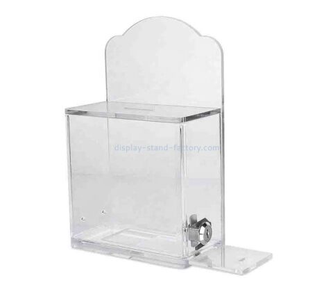 Custom acrylic suggestion boxes perspex ballot box suggestion boxes NAB-070