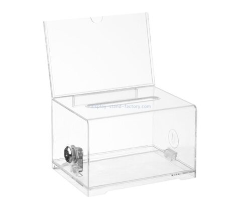 Custom small suggestion box election ballot box ballot box with lock NAB-062