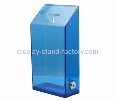 Custom acrylic locked suggestion box acrylic ballot box large suggestion box NAB-060