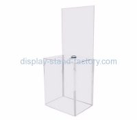 Custom acrylic suggestion box clear suggestion box ballot box with lock NAB-047