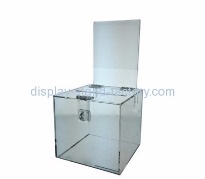 Customized acrylic suggestion box ballot box voting lockable ballot box NAB-045