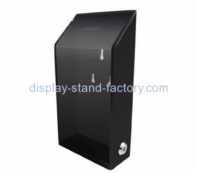 Customized floor standing ballot box clear acrylic ballot box acrylic suggestion boxes NAB-012