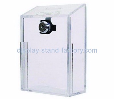 Custom acrylic suggestion boxes ballot box acrylic ballot box with lock NAB-011