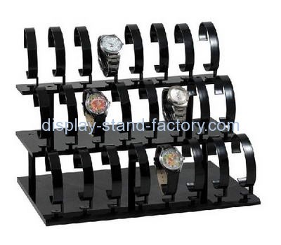 Customized acrylic step display stand acrylic jewellery display stands lucite holders for watch NJD-028