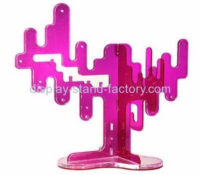 Customized acrylic cute earring holder stand retail jewellery display stands plastic stands for display NJD-020