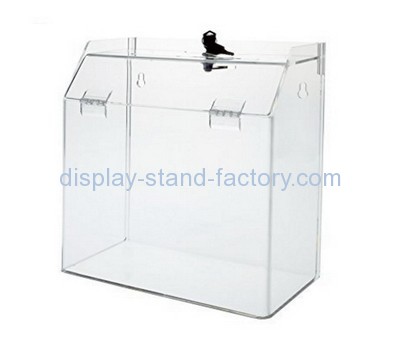 Customize acrylic charity donation boxes NAB-747