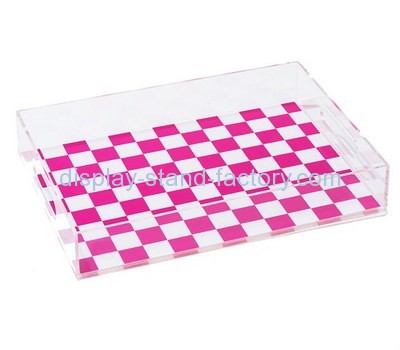 Bespoke clear acrylic serving tray STD-020