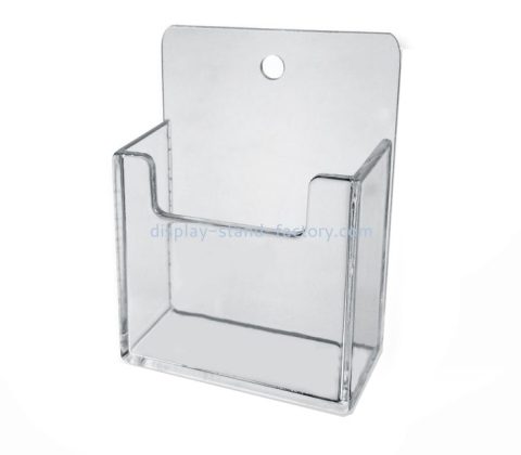 Custom acrylic wall display racks brochure organizer pamphlet holders wall mount NBD-031