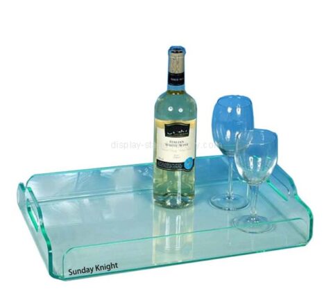 Wholesale custom acrylic drinking serving tray